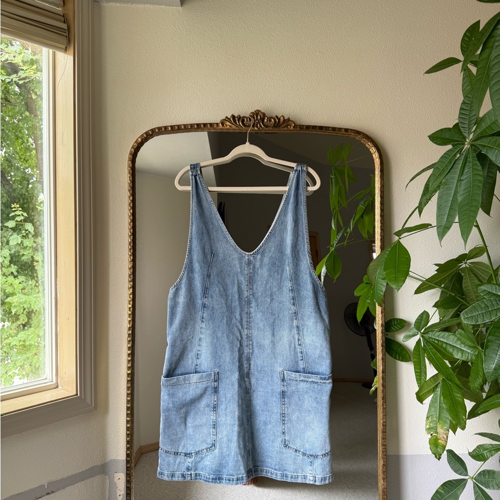 Free People Blue Denim Dress